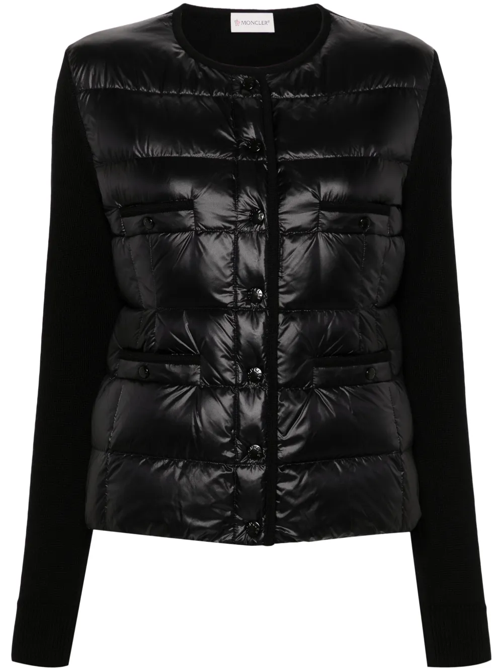Moncler Jaqueta com recortes | Preto | Image 1
