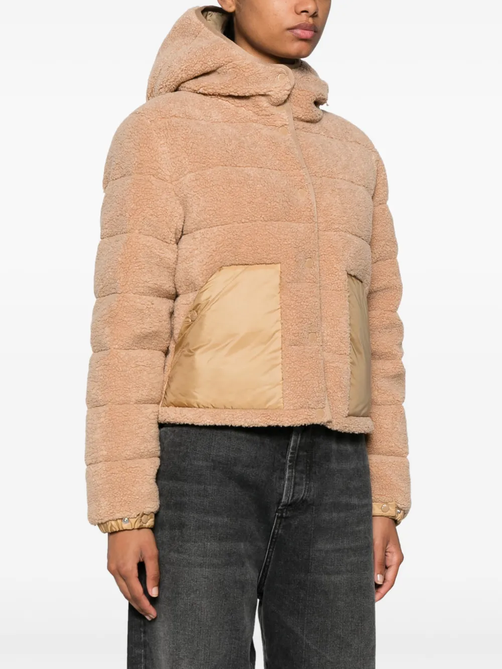 Moncler Audrieu gewatteerd jack Beige