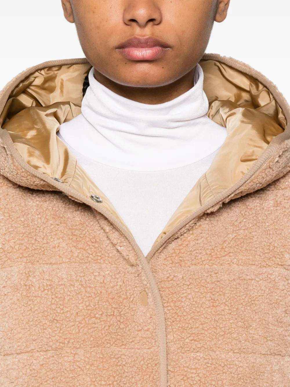Moncler Audrieu gewatteerd jack Beige
