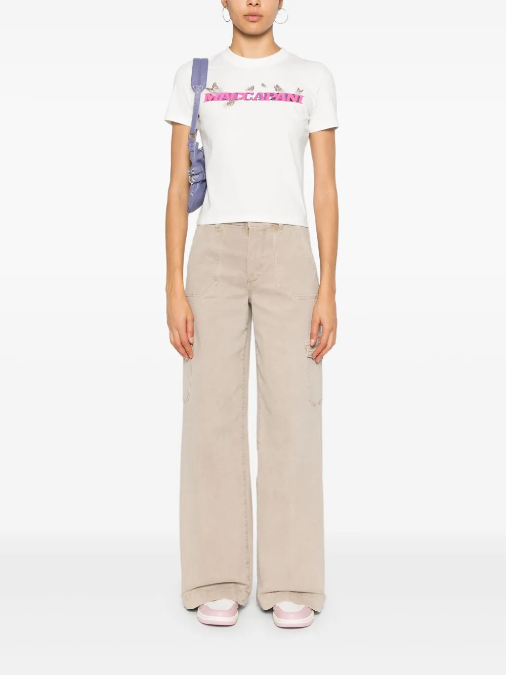 PAIGE Straight jeans - Beige