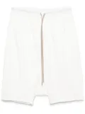 Rick Owens DRKSHDW pods drawstring cotton shorts - Neutrals