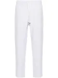 Brunello Cucinelli drawstring mélange track pants - Grey