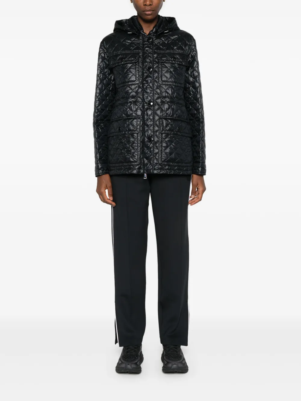 Moncler Trainingsbroek met logopatch - Zwart