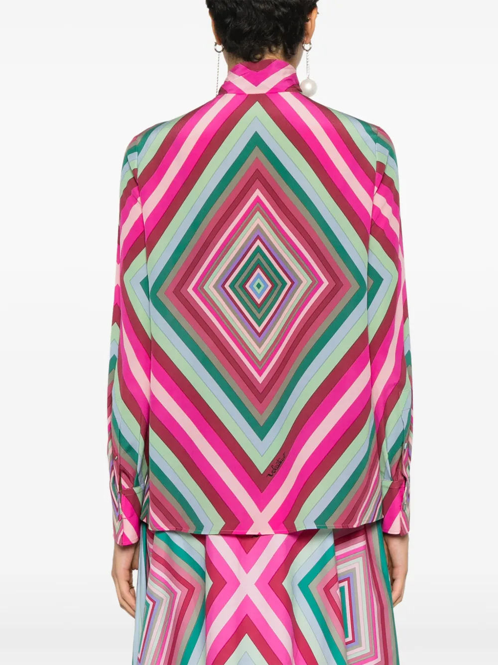 Valentino Garavani Zijden blouse Roze