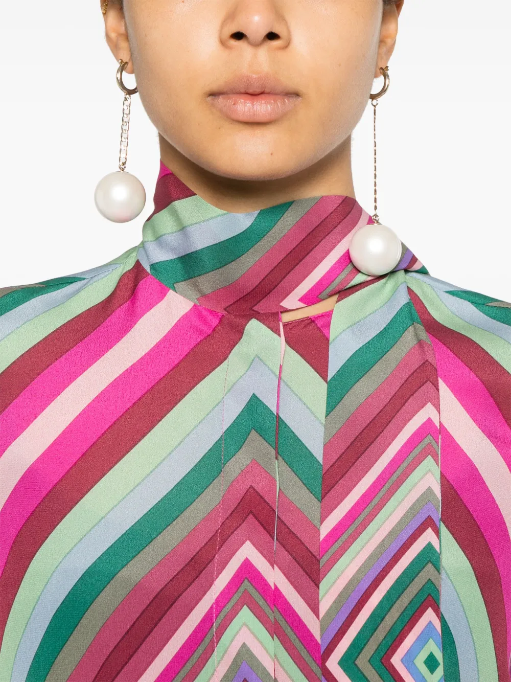 Valentino Garavani Zijden blouse Roze