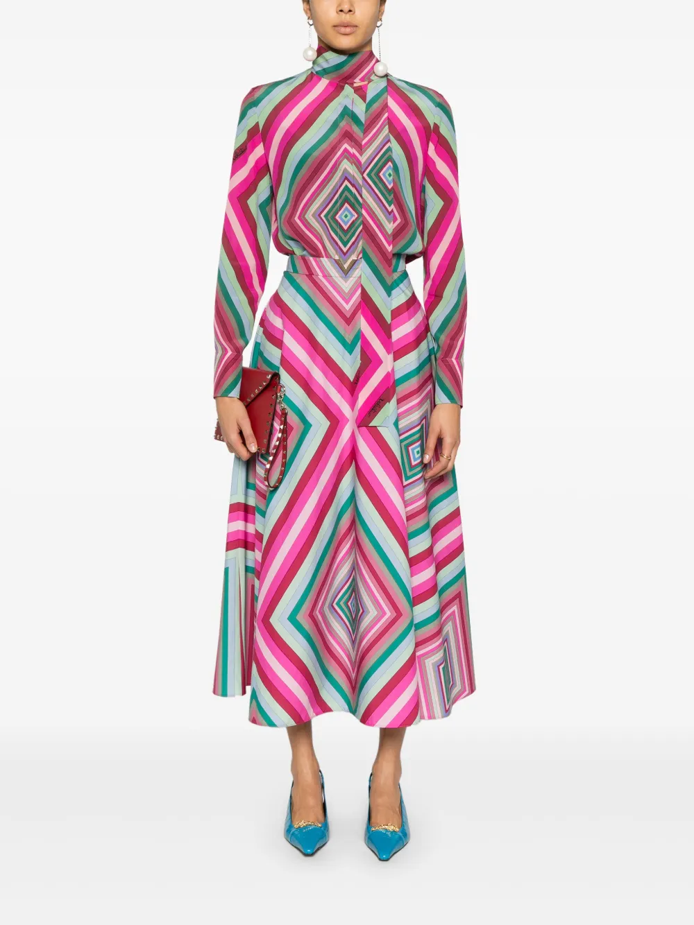 valentinogaravani Valentino Garavani Zijden blouse - Roze