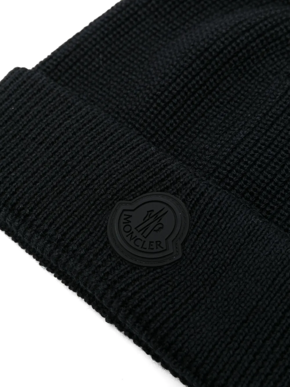 Moncler Gebreide muts - Zwart