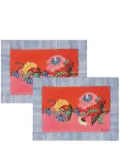 Lisa Corti Indonesian Red Rose placemat (set of two)