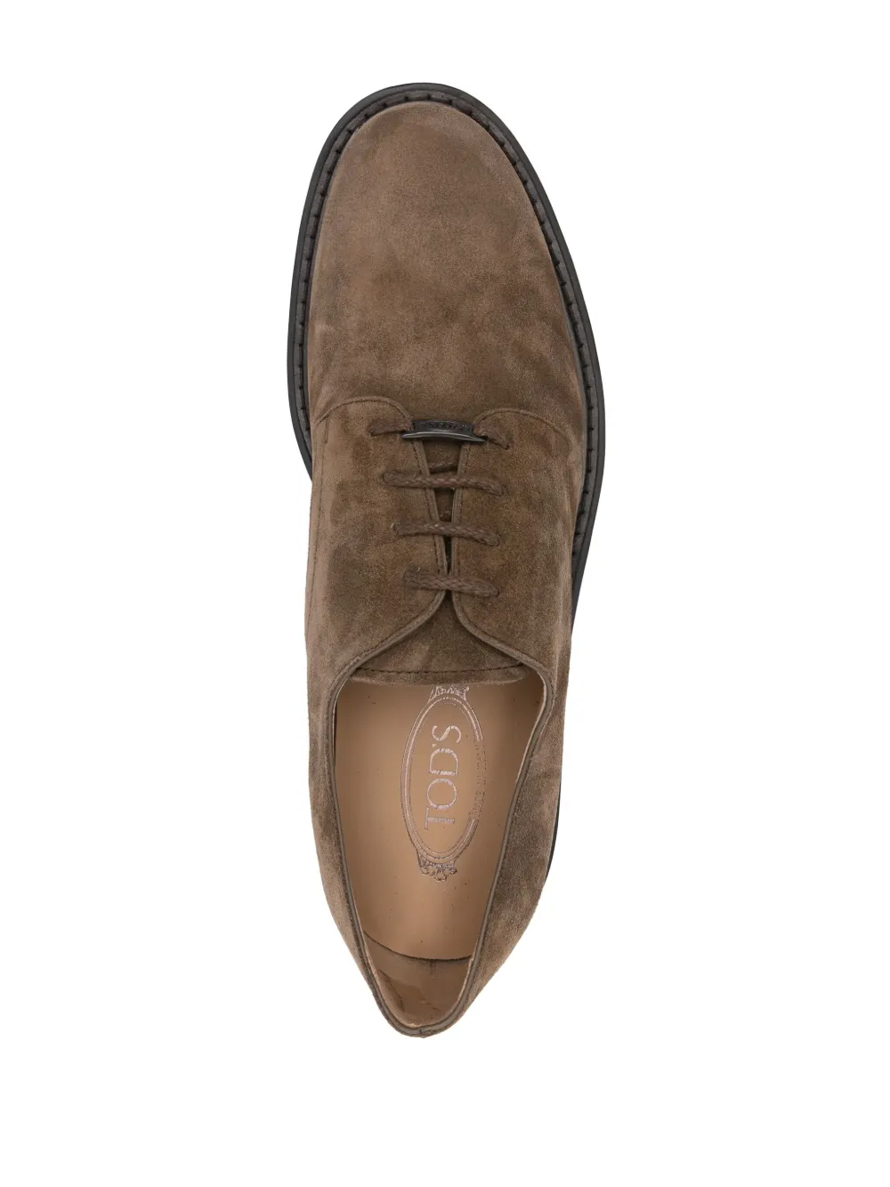 Tod's Suède derby schoenen Beige