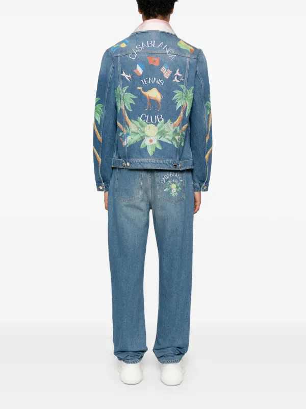 Casablanca デニムジャケット 25SS カウボーイ デ レスパス クラシック デニム ジャケット (Casablanca