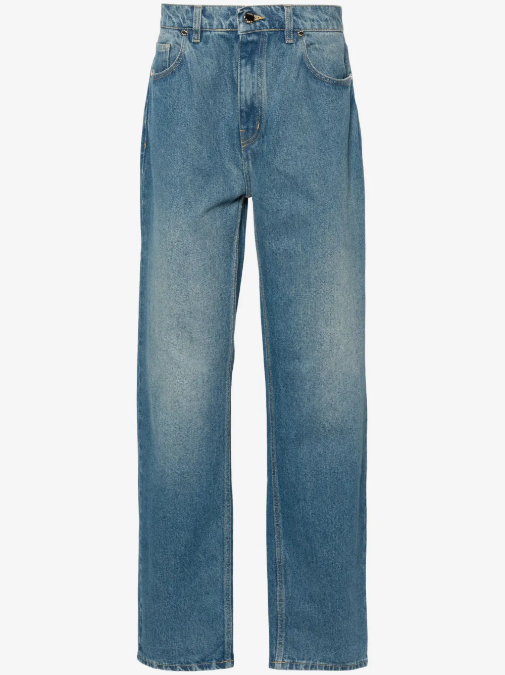 Casablanca printed embroidered jeans | Blue | Image 1