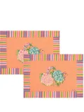 Lisa Corti Kandem Queen Peach placemat (set of two) - Orange