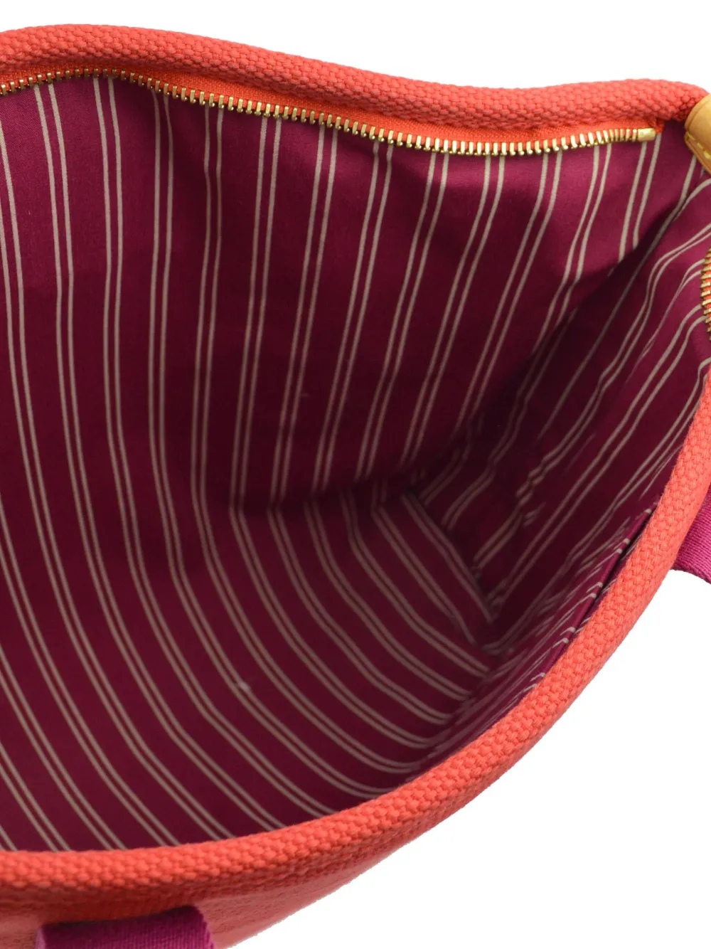 Pre-owned Louis Vuitton 2005 Antigua Cabas Mm Tote Bag In Red