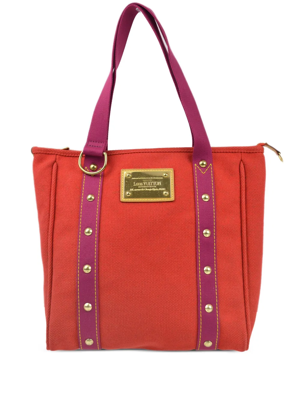 Louis Vuitton Pre-Owned 2005 アンティグア カバ MM ハンドバッグ - レッド Louis Vuitton Pre-Owned 2005 アンティグア カバ MM ハンドバッグ - レッド