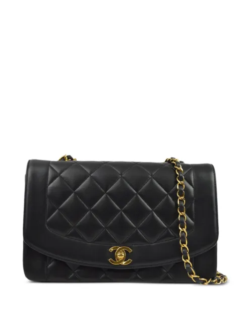 HOT SALE CHANEL 1992 medium Diana shoulder bag Women