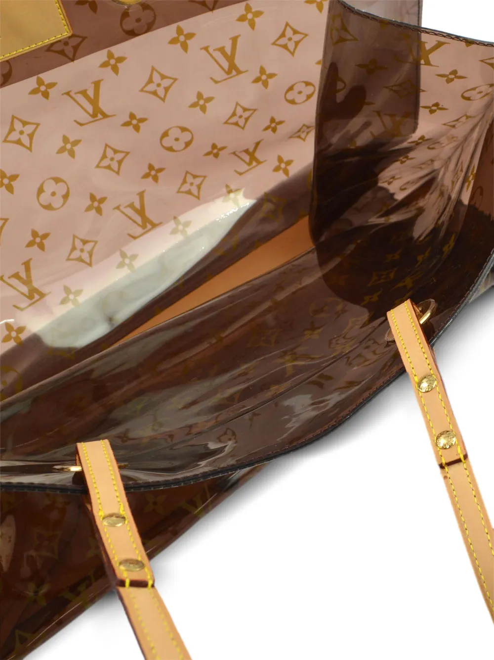 Louis Vuitton Pre Owned 2000 Cabas Cruise tote bag women Calf Leather Vinyl One Size Brown