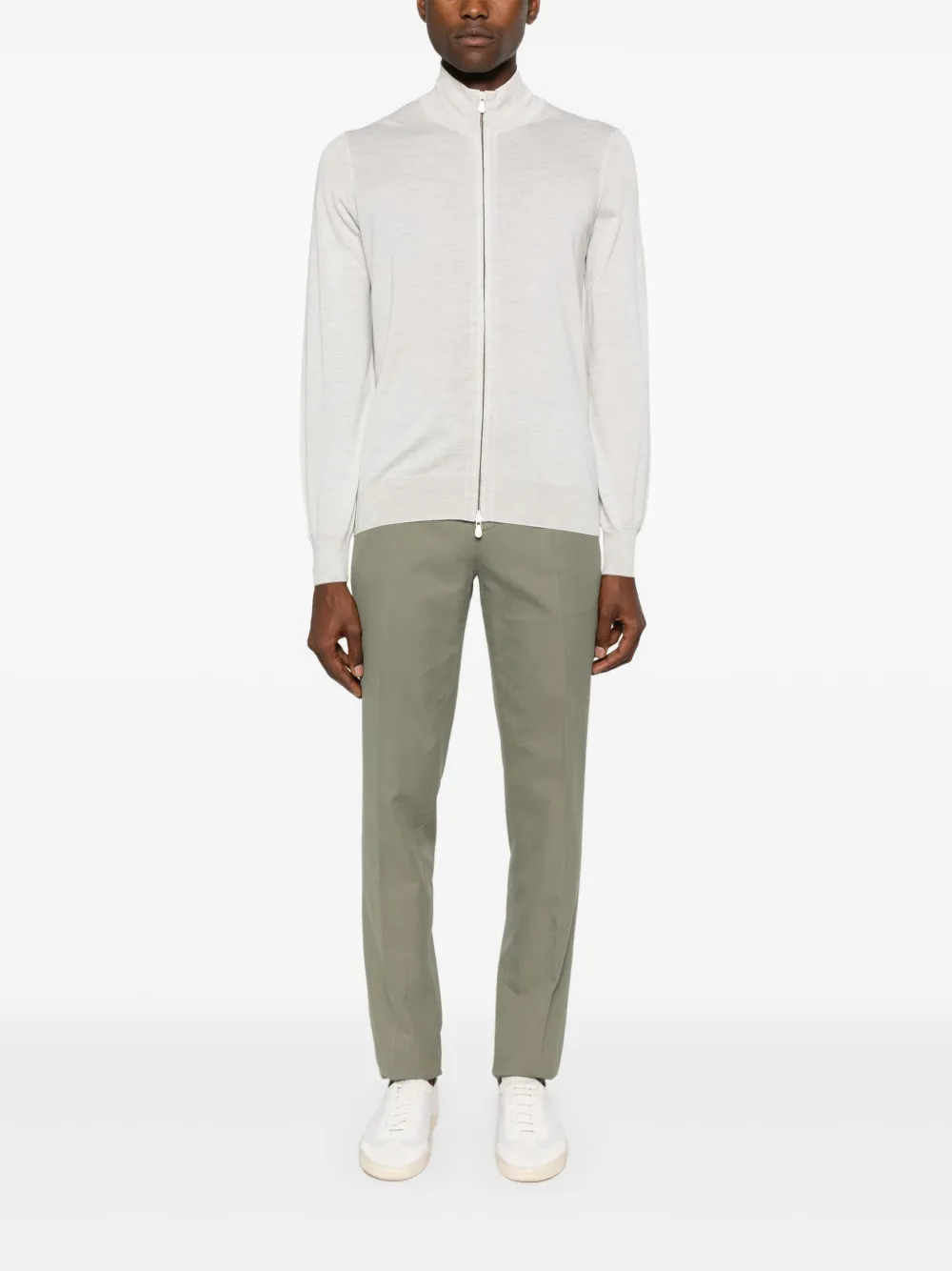 Brunello Cucinelli Fijngebreid vest - Grijs