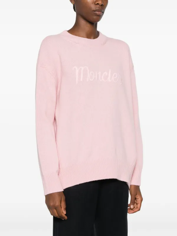 Pink moncler jumper hot sale