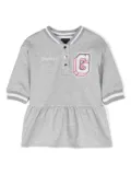 Givenchy Kids logo-patch dress - Grey