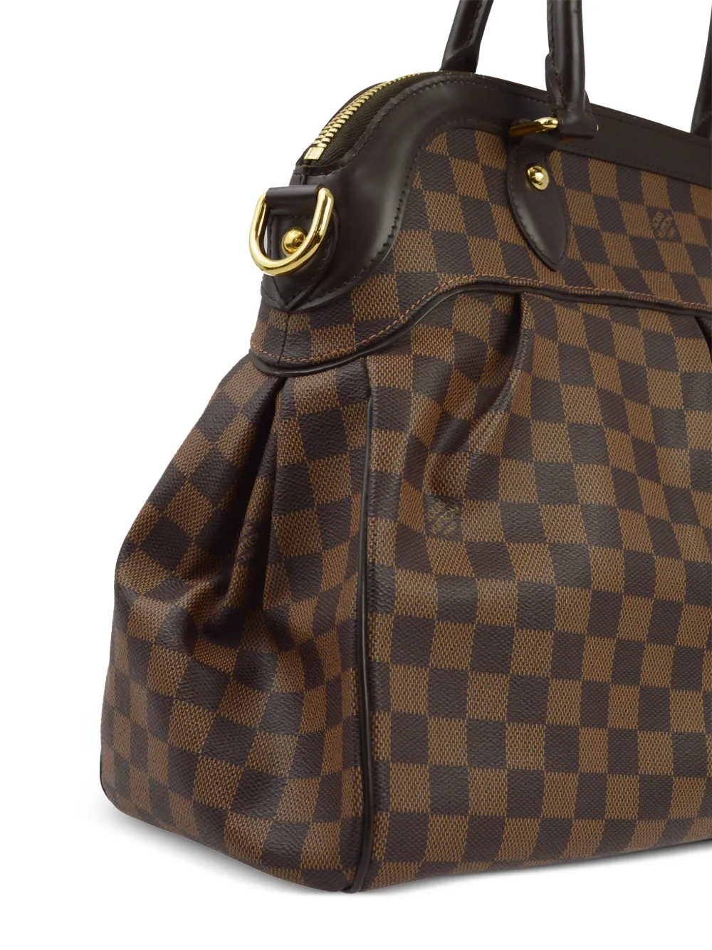 Pre-owned Louis Vuitton 2009 Trevi Gm Handbag In Brown