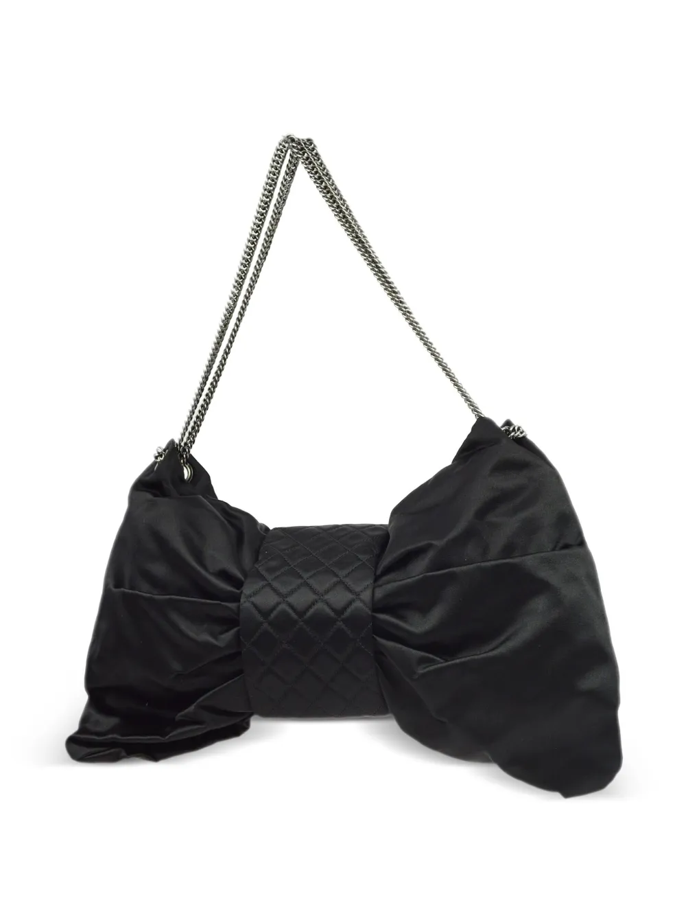 CHANEL Pre-Owned 2007 Bow schoudertas - Zwart