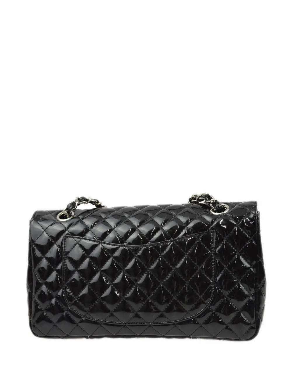 CHANEL Pre-Owned 2007 medium Single Flap schoudertas - Zwart