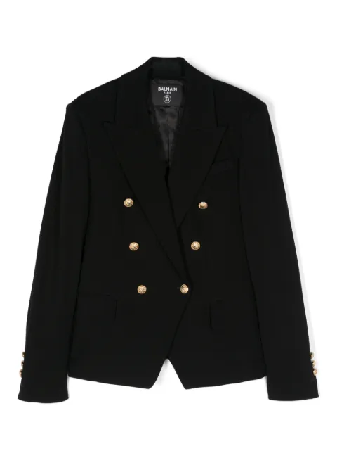 Balmain Kids Blazer de jersey