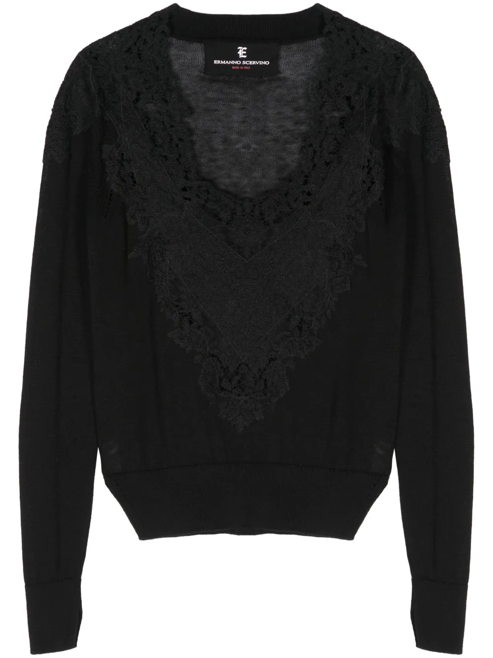 Lanvin panelled knitted top Women