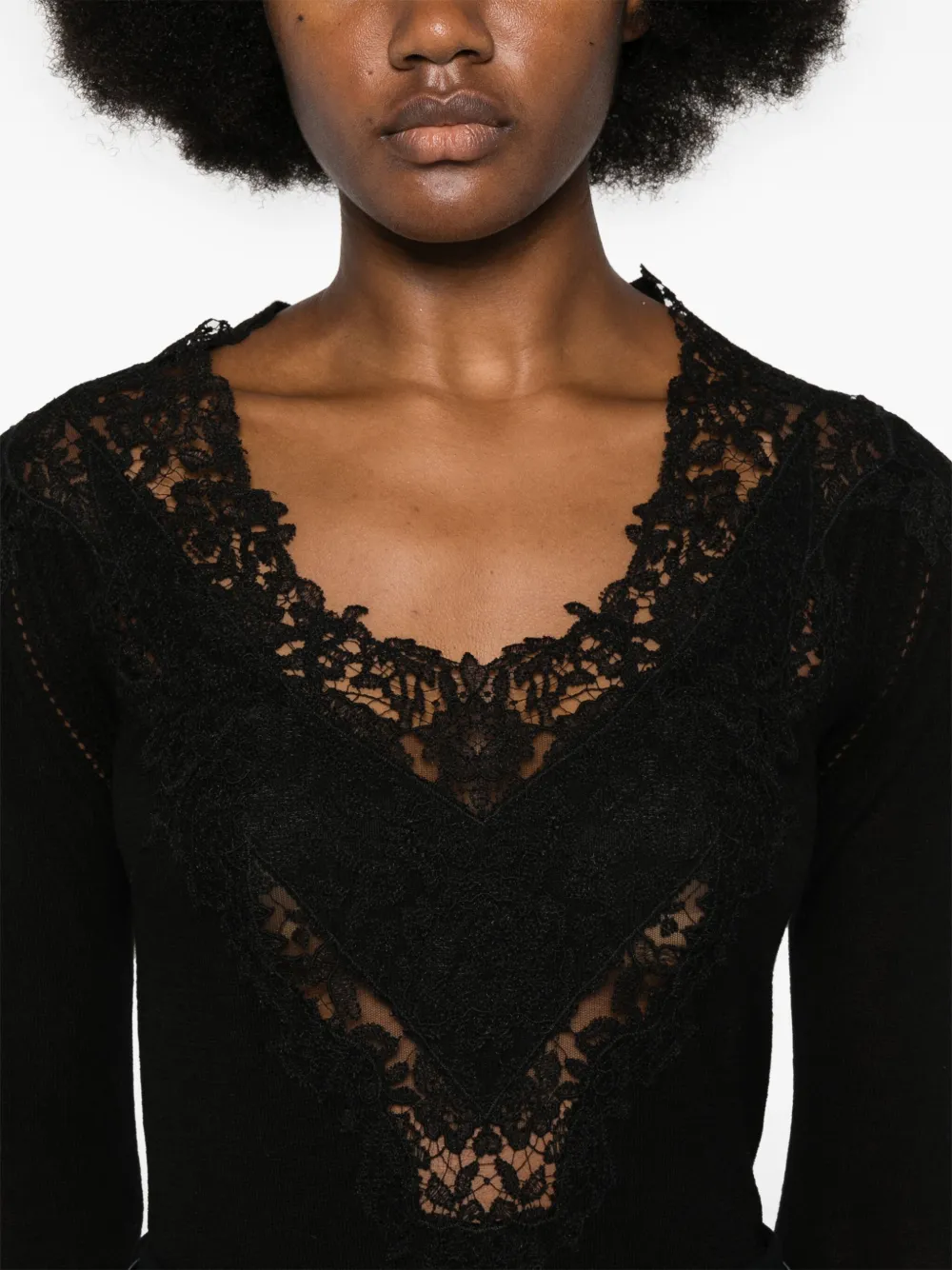 Cheap Lanvin panelled knitted top Women