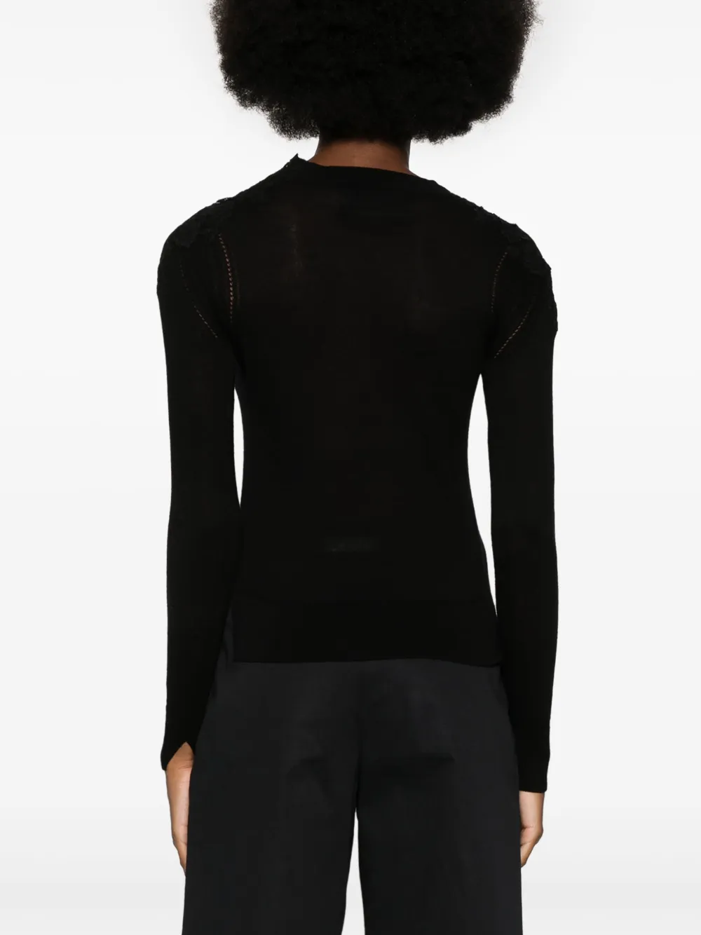 Cheap Lanvin panelled knitted top Women