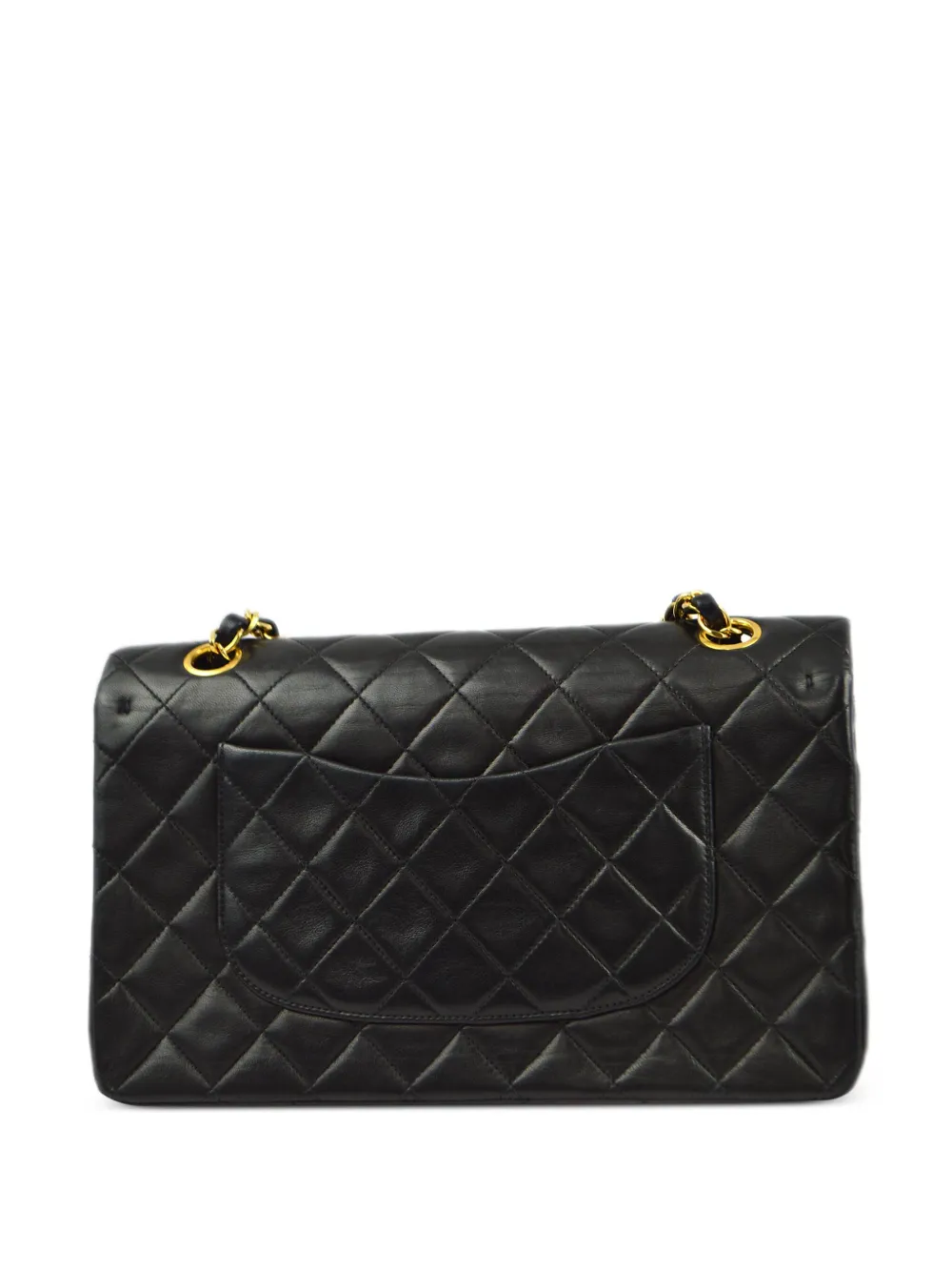CHANEL Pre-Owned 1992 Double Flap medium schoudertas - Zwart