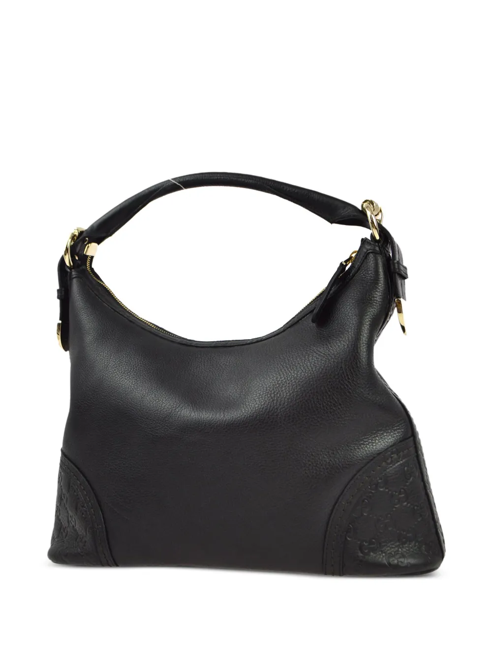 Gucci Pre-Owned 1990-2000 Guccissima handtas - Zwart