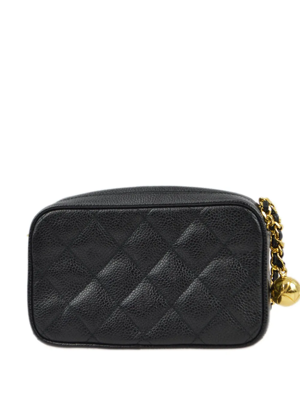 CHANEL Pre-Owned 1992 gewatteerde schoudertas - Zwart