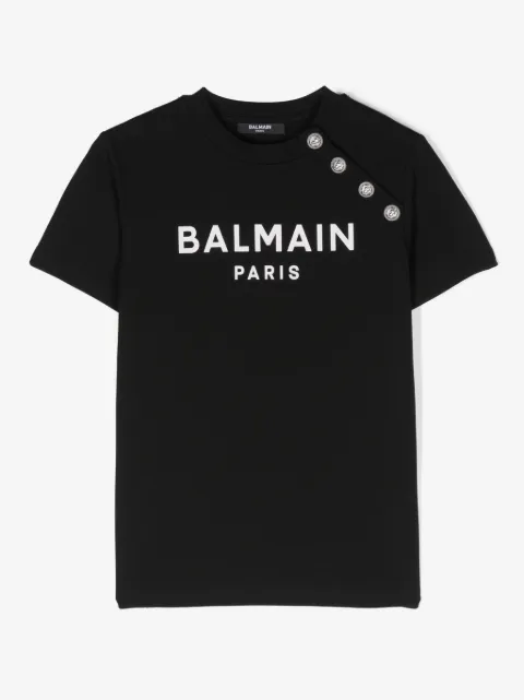 Balmain Kids logo-print T-shirt