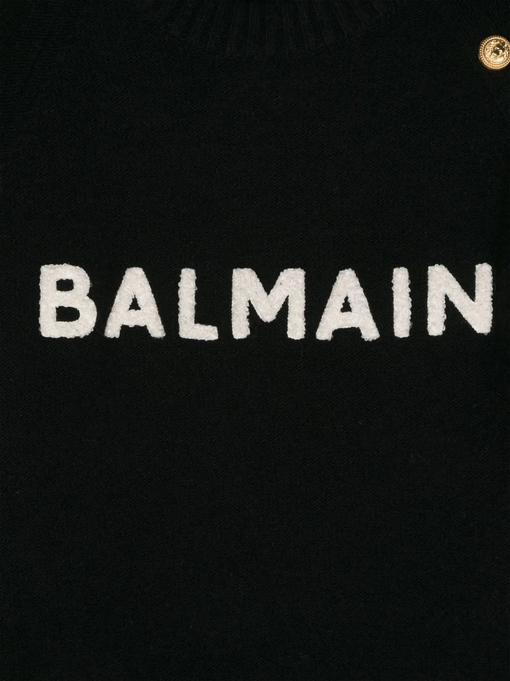Balmain Kids Trui met geborduurd logo Zwart