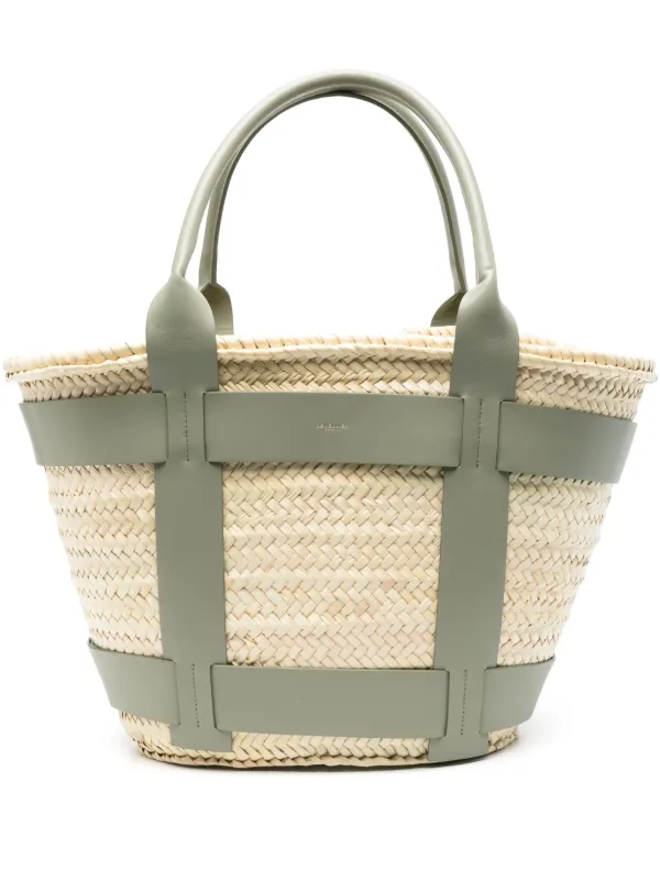 DeMellier The Maxi Santorini Beach Bag Neutrals FARFETCH IE