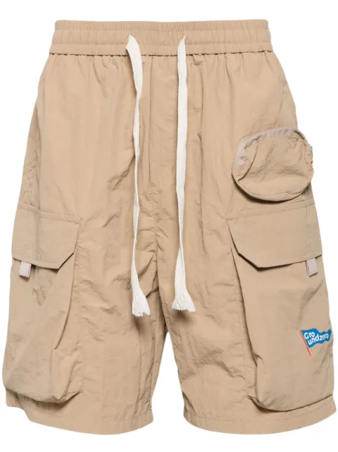 Ground Zero flag logo printed cargo short