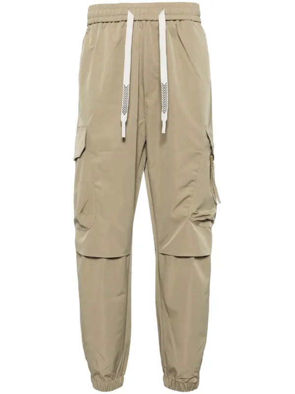 Ground Zero Crinkled Cargo Pants Brown FARFETCH PH
