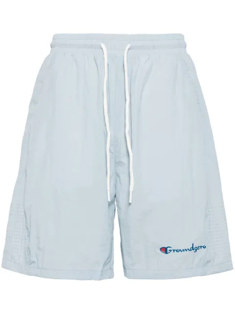 Ground Zero shorts con logo estampado