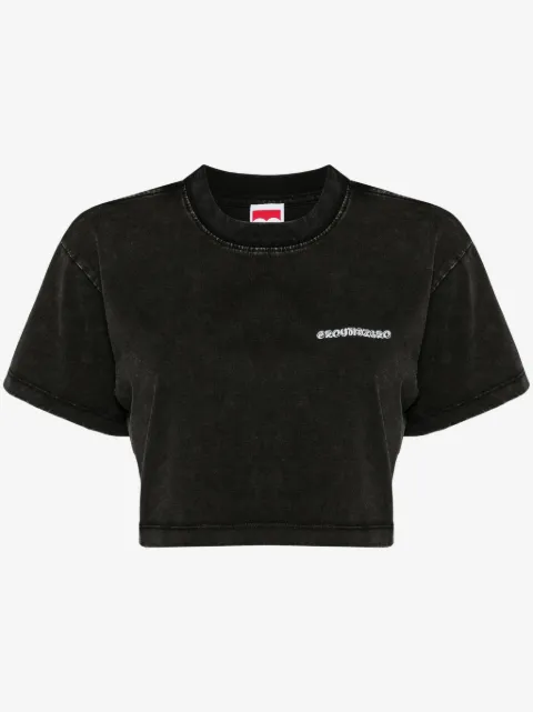 Ground Zero playera corta con logo estampado