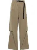 Ground Zero belted straight-leg cargo pants - Brown