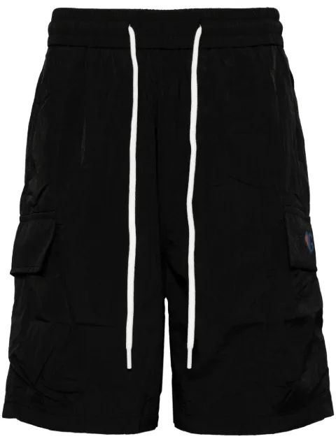 Ground Zero logo-print drawstring-waist shorts