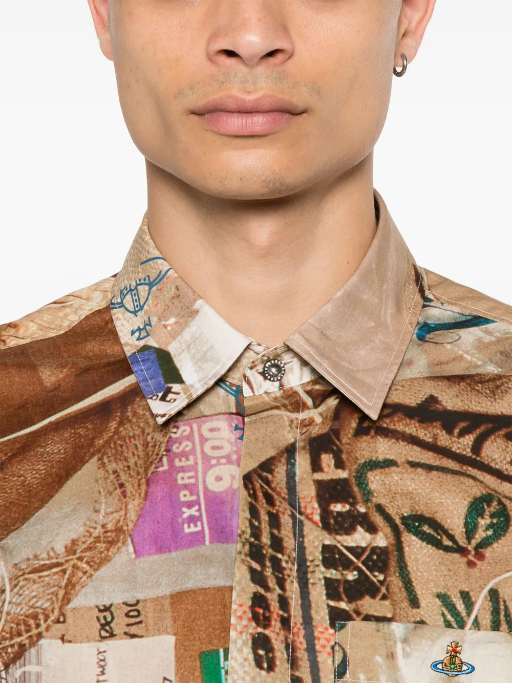 Vivienne Westwood Trash overhemd Bruin