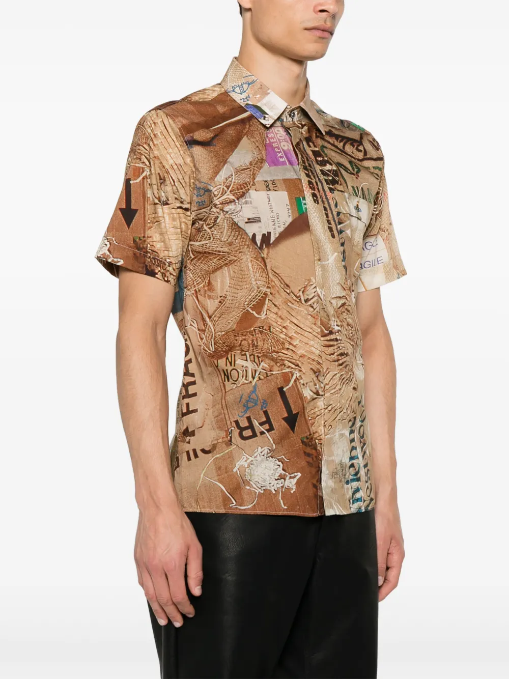 Vivienne Westwood Trash overhemd Bruin
