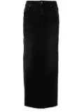 LIU JO denim maxi skirt - Black