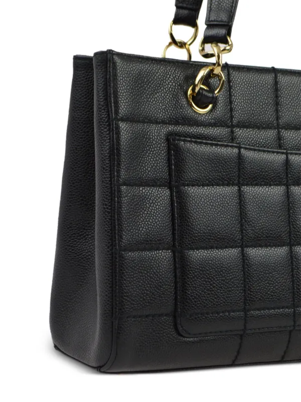 CHANEL Pre-Owned 2002 Wild Stitch Tote Bag Black FARFETCH PH