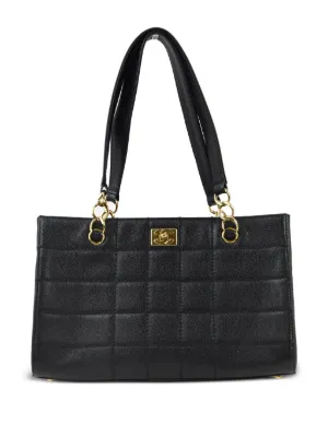 CHANEL Pre-Owned Supermodel Leather Tote Bag | Black | FARFETCH