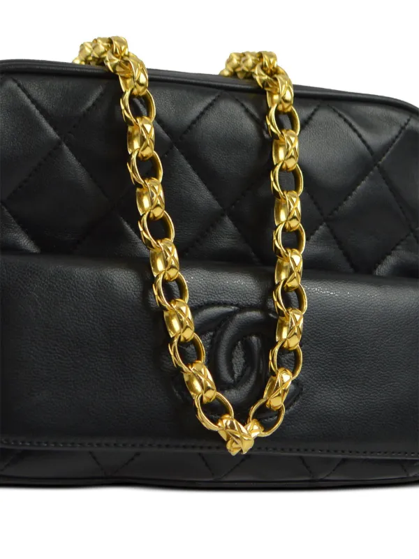 CHANEL Pre-Owned 1990s ミニカメラバッグ | ブラック | FARFETCH JP