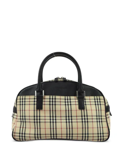 Burberry 1990-2000s check tote bag Women