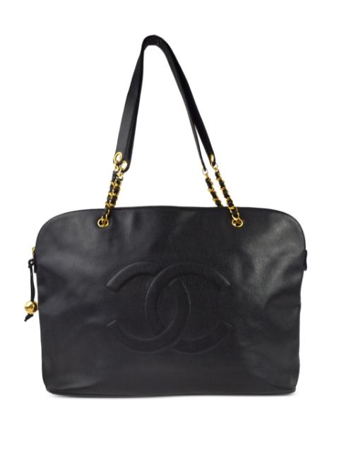 HOT SALE CHANEL 1995 CC tote bag Women